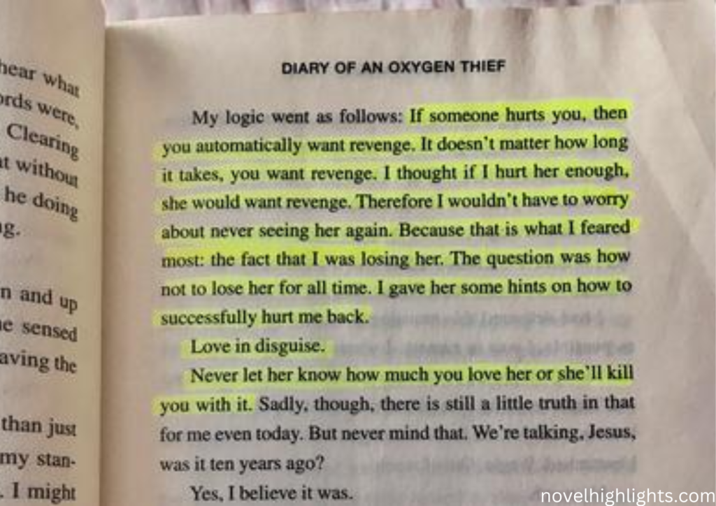 Diary of an Oxygen Thief